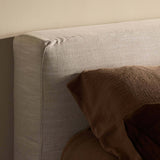 Aidan Slipcover Bed, Savoy Parchment by Four Hands