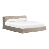Aidan Slipcover Bed, Savoy Parchment by Four Hands