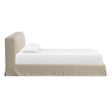 Aidan Slipcover Bed, Savoy Parchment by Four Hands