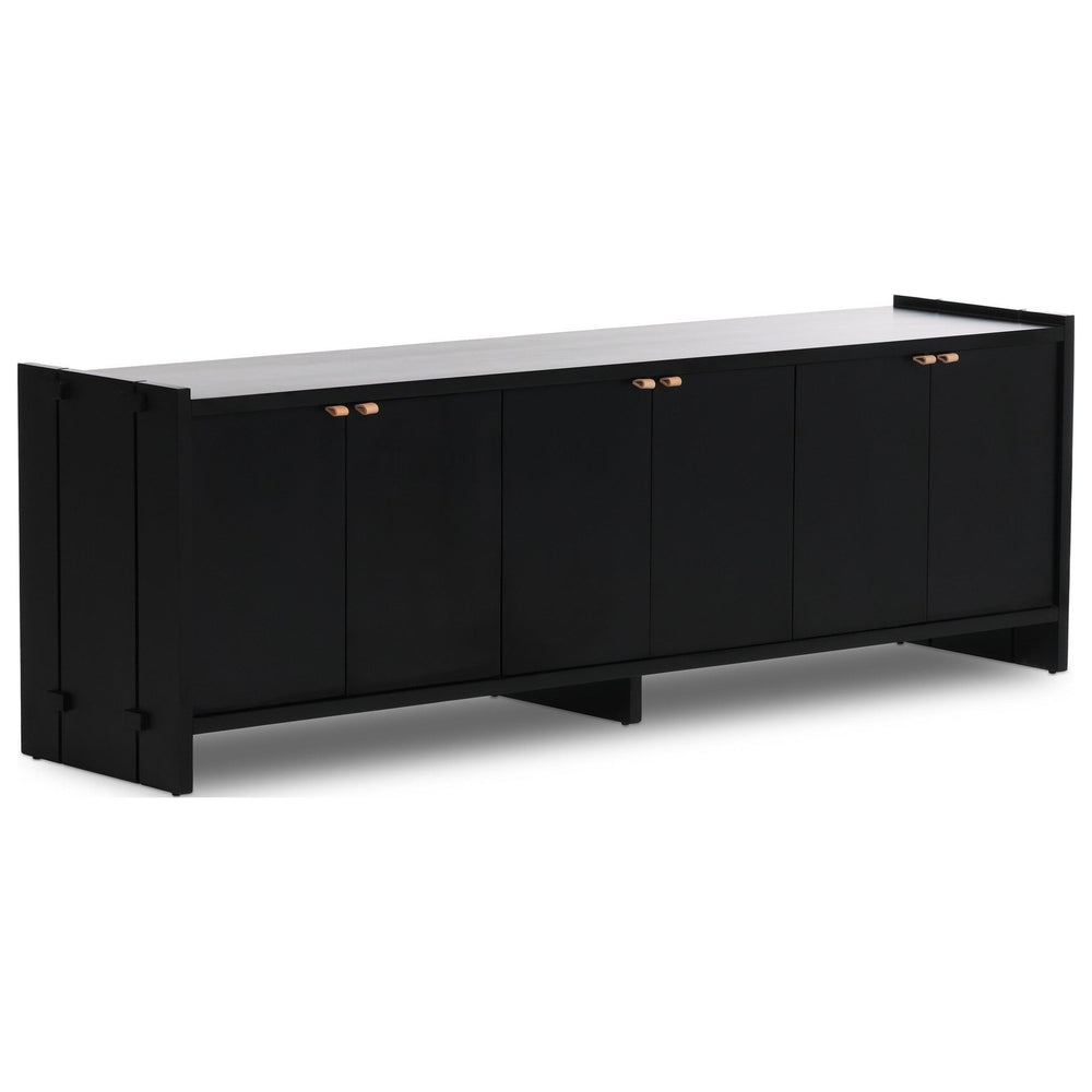 Etro Media Console, Black Wash Poplar by Four Hands — PRM_1