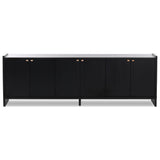 Etro Media Console, Black Wash Poplar by Four Hands — FRT_1