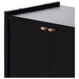 Etro Media Console, Black Wash Poplar by Four Hands — DET_1