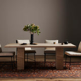 Ritt Dining Table, White Oak-Furniture - Dining-High Fashion Home