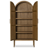 Tolle Panel Door Cabinet, Drifted Oak Solid by Four Hands — OPN_1 interior