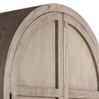 Tolle Panel Door Cabinet, Rustic White