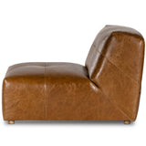 Miles Leather Chair, Vintage Soft Camel-Furniture - Chairs-High Fashion Home