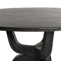 Pravin Outdoor Dining Table, Aged Grey