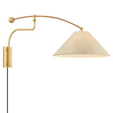 Sylva Wall Sconce, Aged Brass
