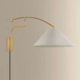 Sylva Wall Sconce, Aged Brass