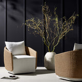 Maven Outdoor Swivel Chair, Alessi Linen-Furniture - Chairs-High Fashion Home