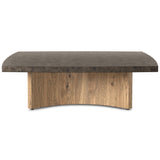 Brinton Large Square Coffee Table, Distressed Iron by Four Hands