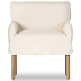 Addington Slipcover Dining Arm Chair, Brussels Natural-Furniture - Dining-High Fashion Home