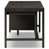 Suspension Desk, Smoked Black-Furniture - Office-High Fashion Home