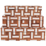 Harveyland Boxes, Brown, Set of 3