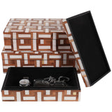 Harveyland Boxes, Brown, Set of 3