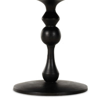 Daffin Round Bistro Table, Antique Black