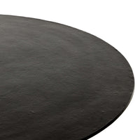 Daffin Round Bistro Table, Antique Black