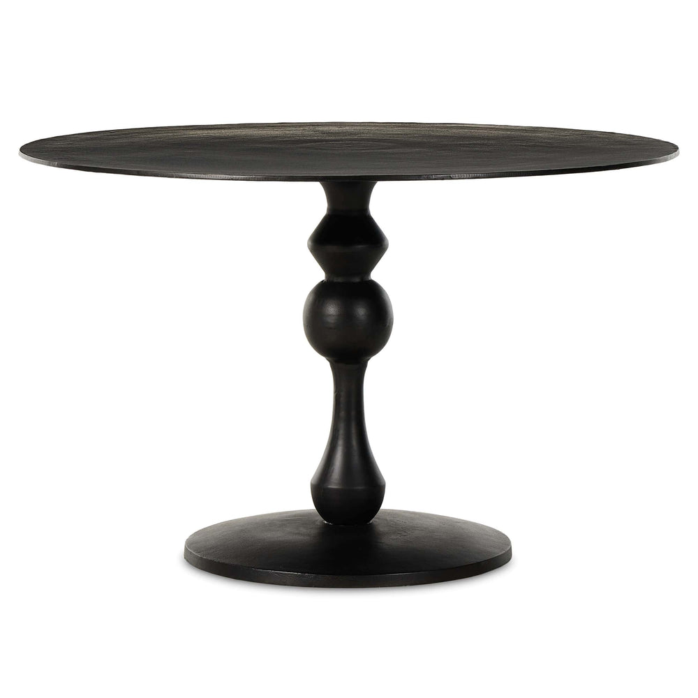 Daffin Round Bistro Table, Antique Black