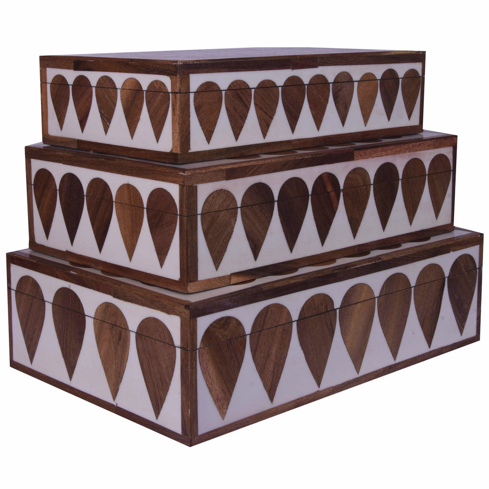 Finchburn Boxes, Brown, Set of 3