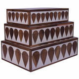 Finchburn Boxes, Brown, Set of 3