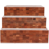 Sageholm Boxes, Brown, Set of 3
