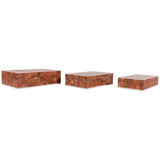 Sageholm Boxes, Brown, Set of 3