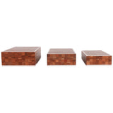 Sageholm Boxes, Brown, Set of 3