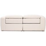 Radley 2 Piece Power Recliner Sectional, Nomad Snow by Four Hands