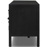 Laker Media Console, Black-Furniture - Storage-High Fashion Home