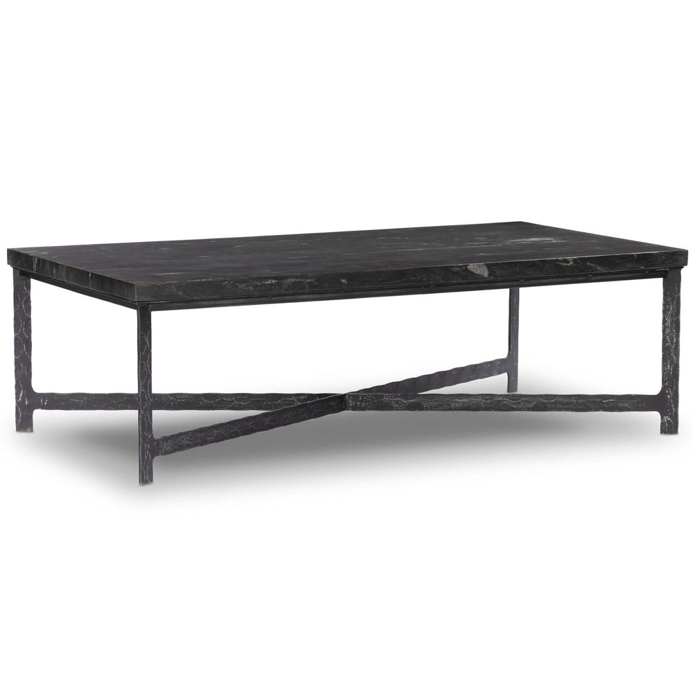 Hammered Iron Coffee Table by Four Hands