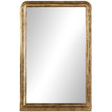 Vintage Louis Floor Mirror, Antiqued Gold Leaf-Accessories-High Fashion Home