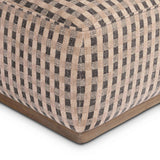 Sinclair Cocktail Ottoman, Firefinch Fawn by Four Hands