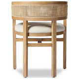 Cordoba Dining Armchair, Bergamo Parchment by Four Hands — BCK_1