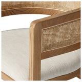 Cordoba Dining Armchair, Bergamo Parchment by Four Hands — DET_1