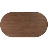 Paden 68.5" Coffee Table, Seasoned Brown Acacia-Furniture - Accent Tables-High Fashion Home