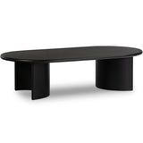 Paden Large Coffee Table, Aged Black-Furniture - Accent Tables-High Fashion Home