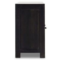 Tilda 6 Door Sideboard, Black Wash