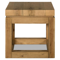 Parsons End Table, Caramel-Furniture - Accent Tables-High Fashion Home