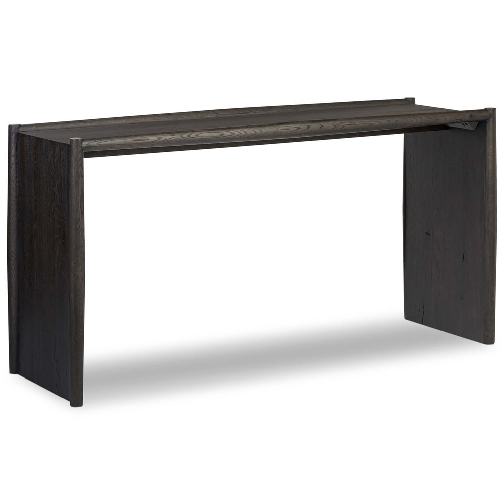 Glenview Console Table, Smoked Black