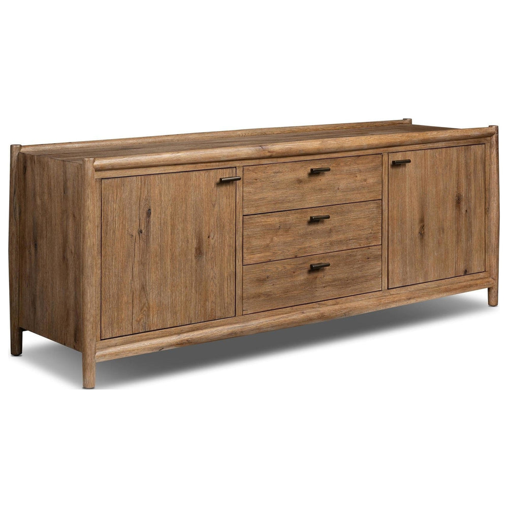 Glenview Media Console, Weathered Oak Veneer by Four Hands — PRM_1