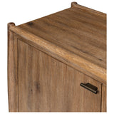 Glenview Media Console, Weathered Oak Veneer by Four Hands — DET_1