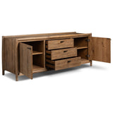 Glenview Media Console, Weathered Oak Veneer by Four Hands — OPN_1 interior