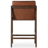Alice Leather Counter Stool, Sonoma Chestnut-Furniture - Dining-High Fashion Home