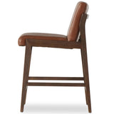 Alice Leather Counter Stool, Sonoma Chestnut-Furniture - Dining-High Fashion Home