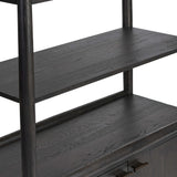Glenview Bookcase, Smoked Black by Four Hands
