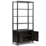 Glenview Bookcase, Smoked Black by Four Hands