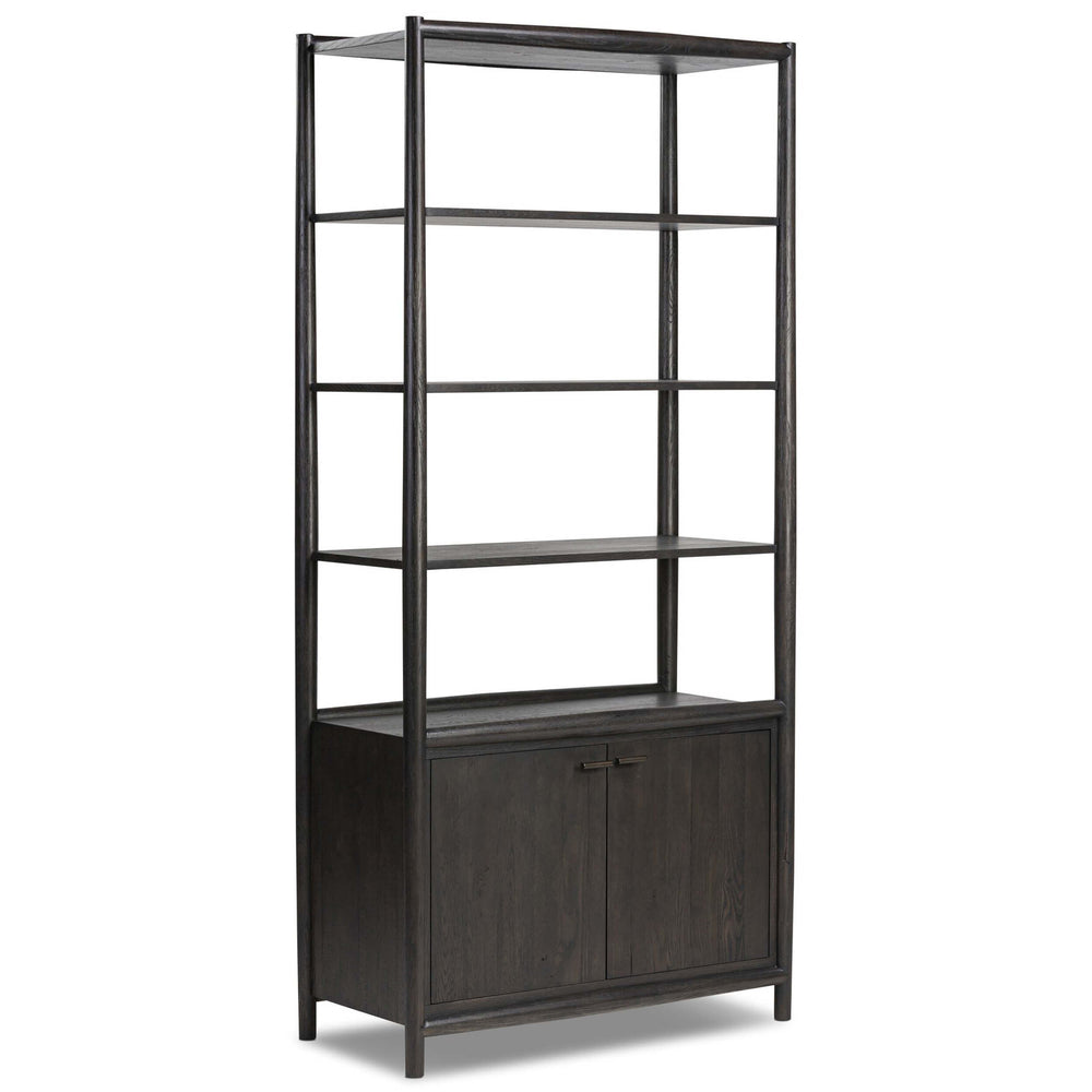 Glenview Bookcase, Smoked Black by Four Hands