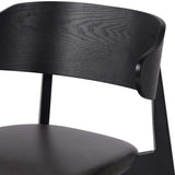 Franco Leather Dining Chair, Sonoma Black, Set of 2-Furniture - Dining-High Fashion Home