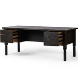 Concord Desk, Charcoal Oak-Furniture - Office-High Fashion Home