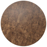 Hudson Large Round Coffee Table, Dark Bark Paper by Four Hands